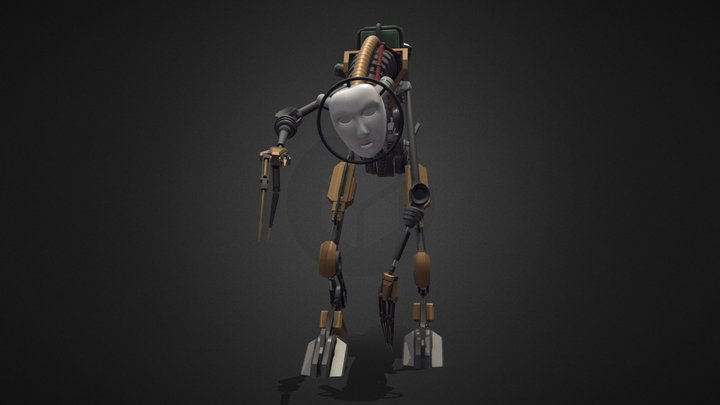 Death mask 3D Model