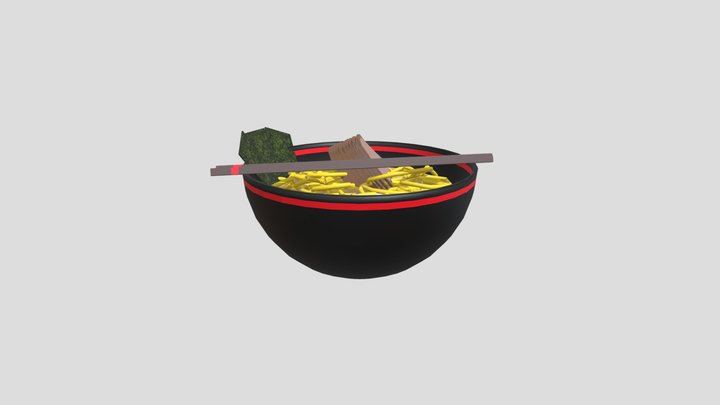 Ramen 3D Model