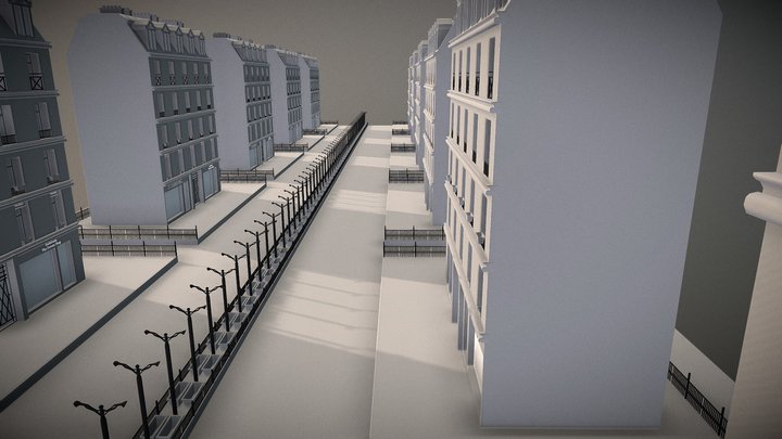 Buildings Environment 3D Model