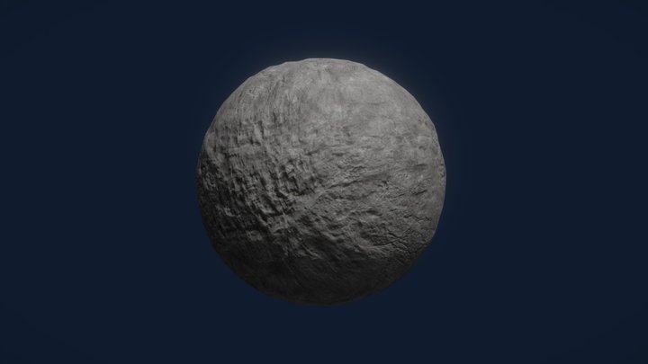 Spherical Boulder - Game Model 3D Model