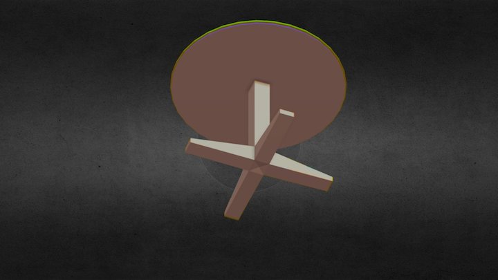 Mapeamento Mesa E Livro 3D Model