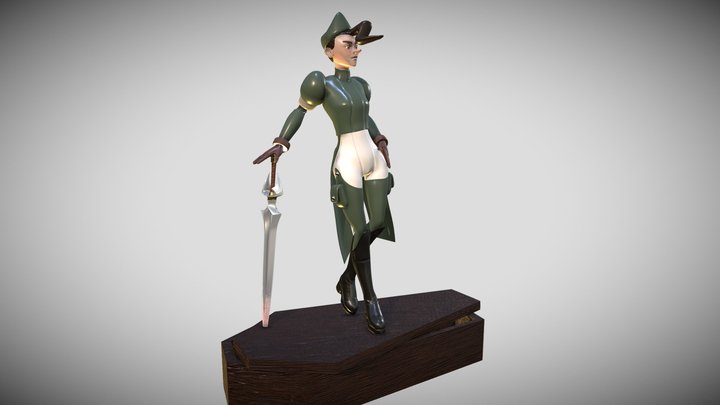 CT6035 - Coffin Crushers 'Margot' 3D Model