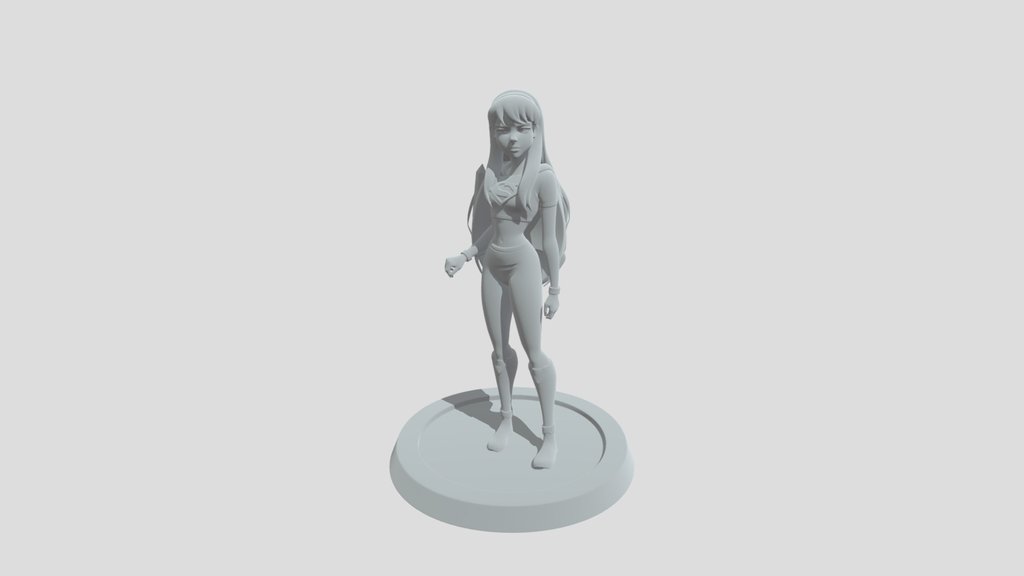 Rooftop Supergirl