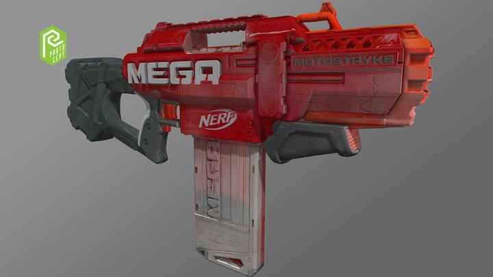 Nerf MEGA Motostryke 3D Model
