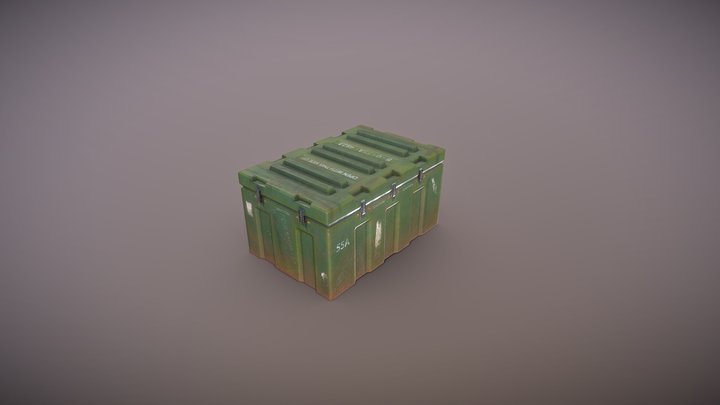 Millitary Crate 3D Model