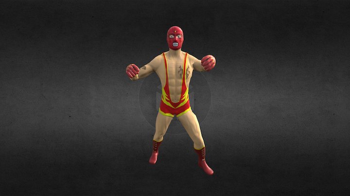 Luchador 3D Model