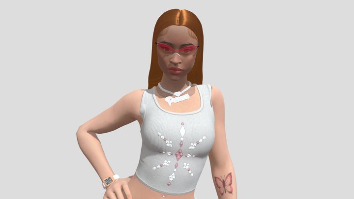 IceSpiceoutfit02 3D Model