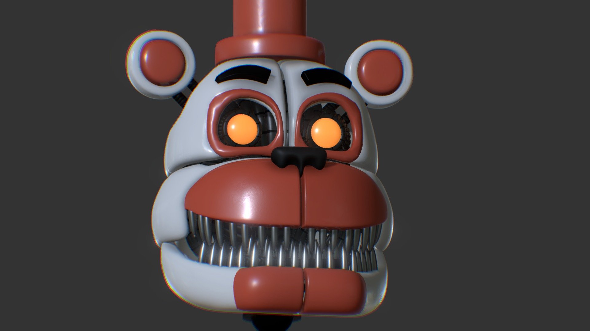 Fnaf models. Мелтон Фредди. Молтен Фредди 3д модель. Фредди Зубастик. Молтен Фредди в 3d.