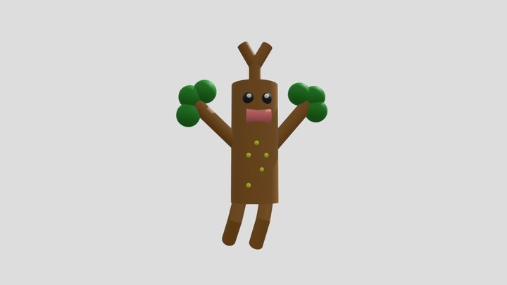 Character Block Out 3D Model