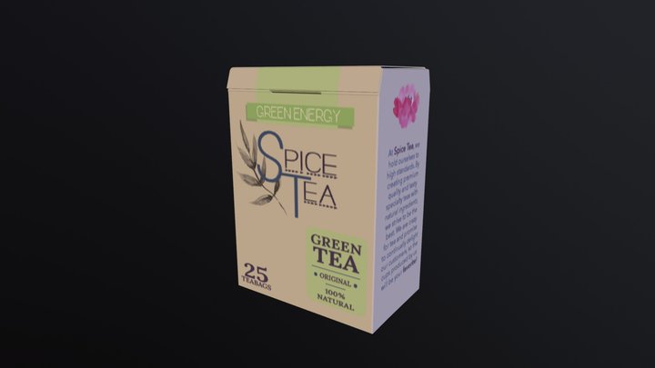 Spice Tea - Green Tea Collada 3D Model