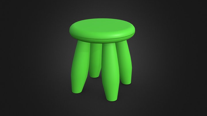 Children Stool 3D Model