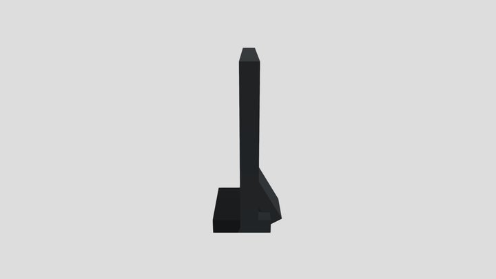 Low Poly Computer 3D Model