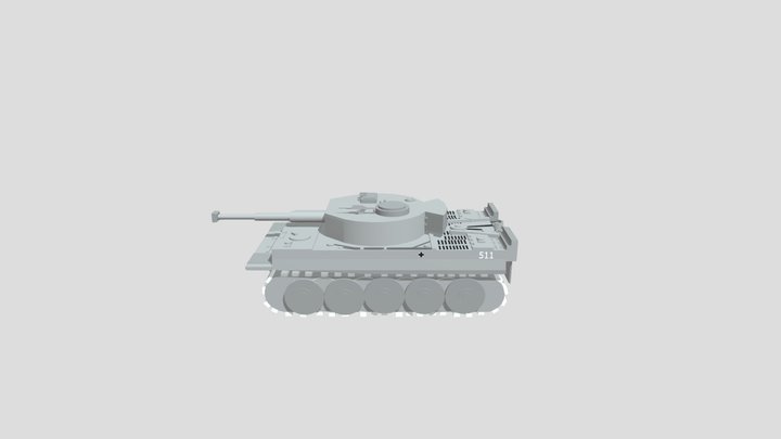 Tiger Tank 3D Model