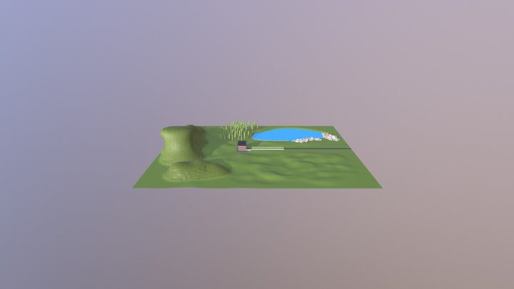 House Scene 3D Model