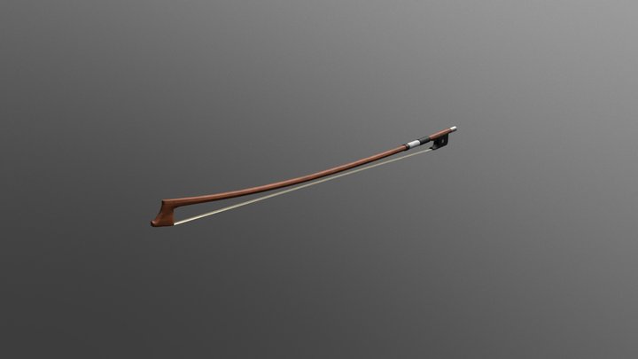 Cello Bow 3D Model