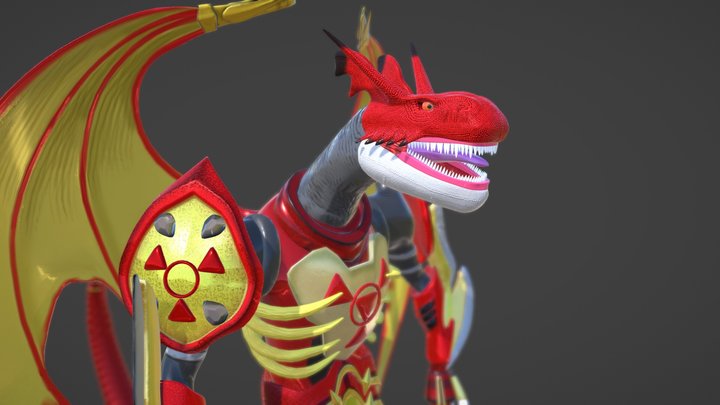 Megidramon 3D Model