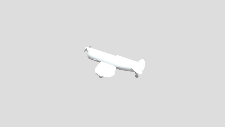 1DAE_AirPlane 3D Model
