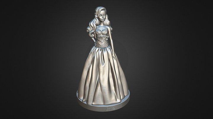 Barbie_Malibu_170mm_v4_10072025 3D Model