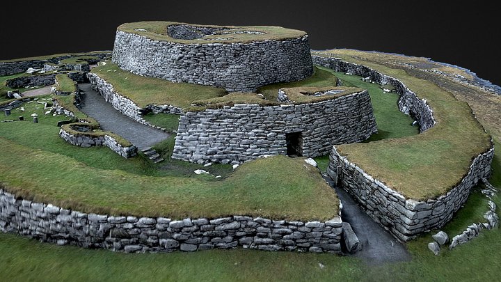 Broch of Clickimin 3D Model