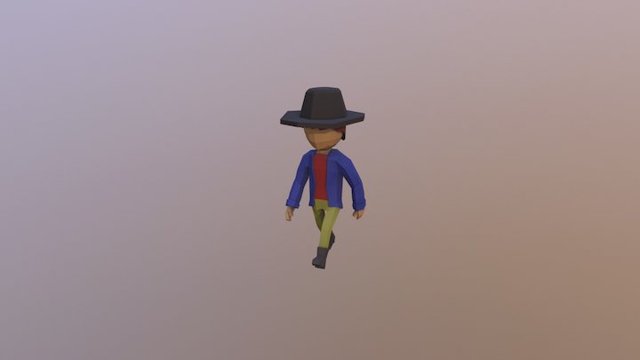 Cowboy 3D Model