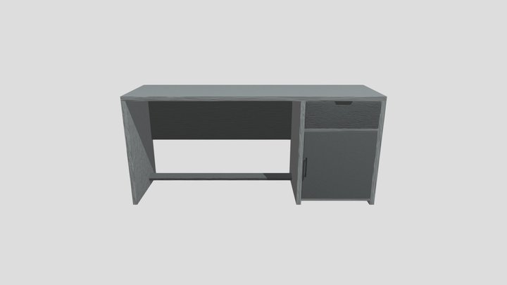 Office Table 3D Model