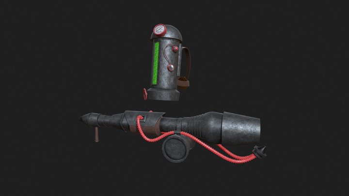 armas daxter texturizadas 3D Model