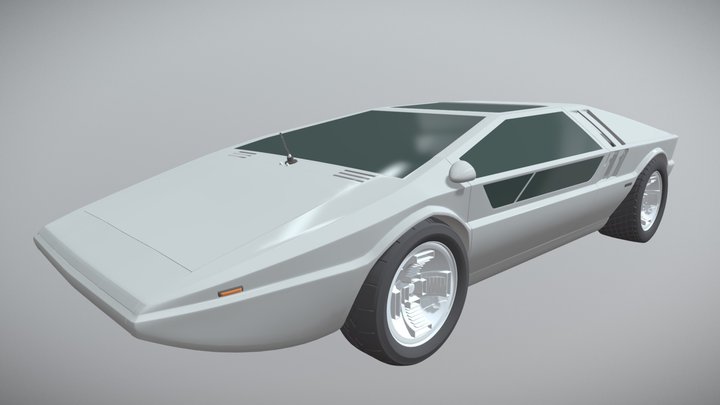 Maserati Boomerang 3D Model