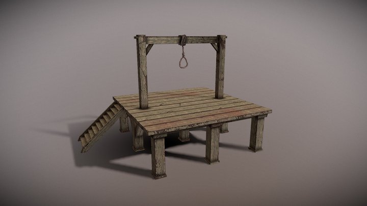 Medieval Gallows – Free 3D Model STL