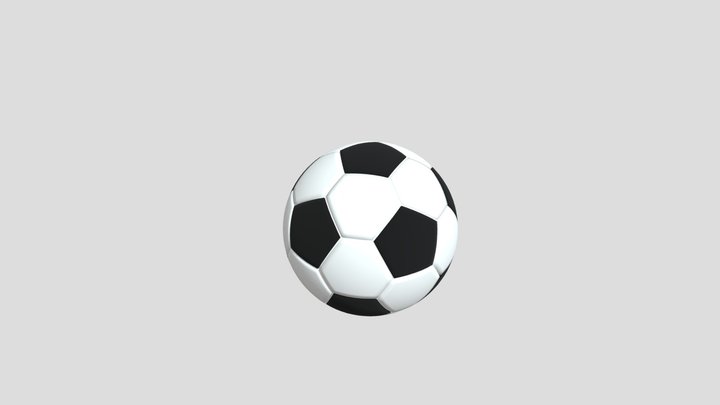 Ball of Football 3D Model