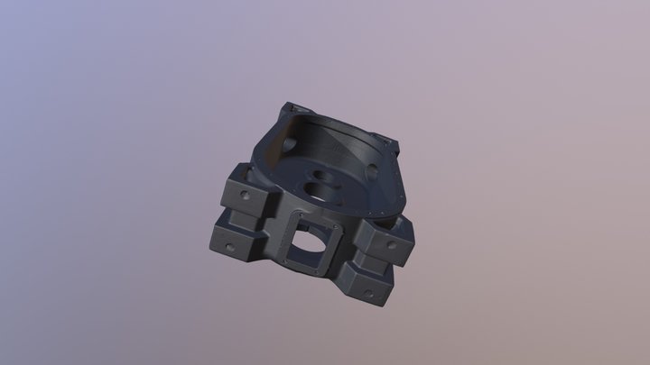 Extruder Gearbox 3D Model