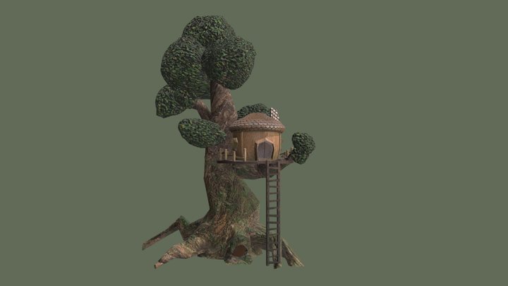 Treehouse 3D Model 3D Model