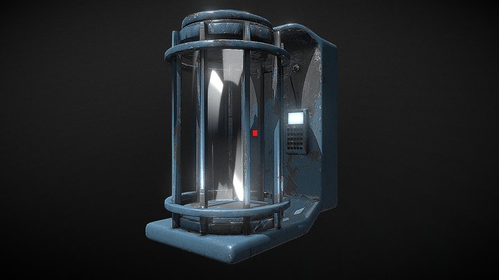 Sci-fi Chamber_02 3D Model