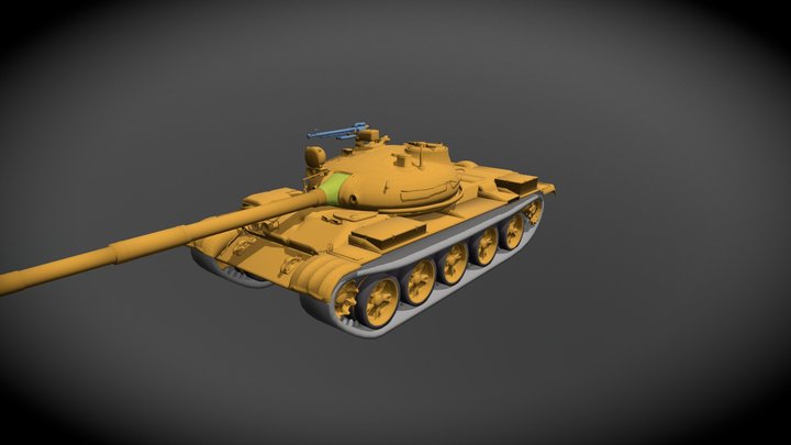 Т-62 3D Model