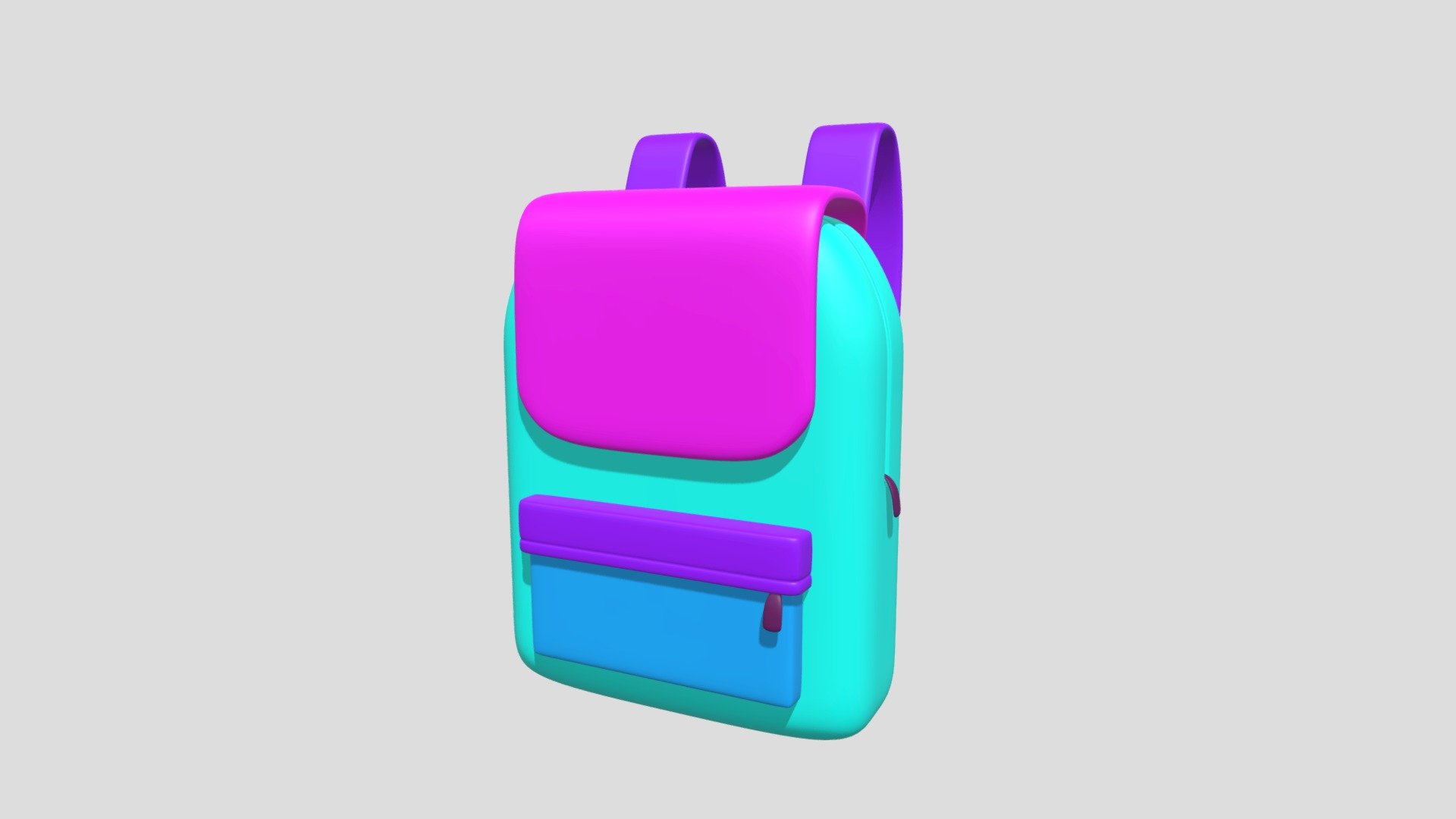 Colorful bag model - Download Free 3D model by extrin6 3D (@extrin6_3D ...