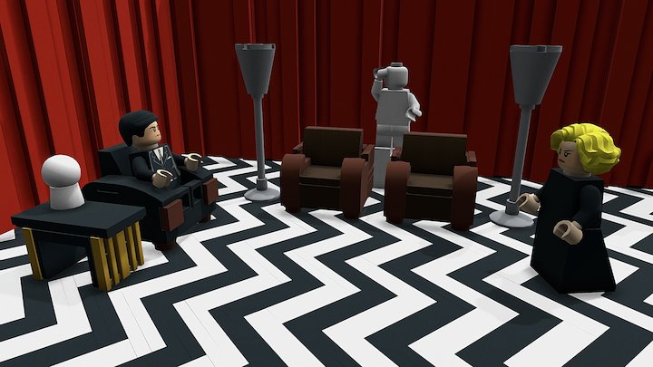 B5012 | The Brick Lodge: The Red Room 3D Model