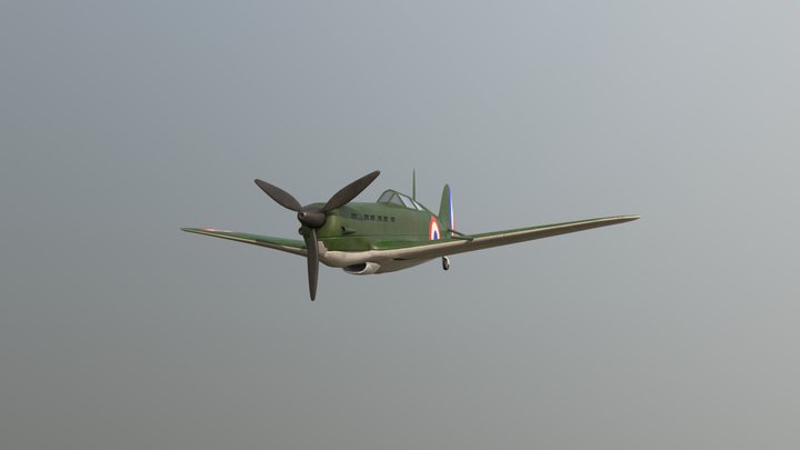 M.S.406 3D Model