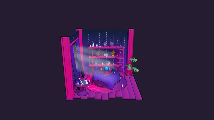 The Oracle's Diorama 3D Model