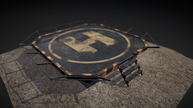 Helipad 3D Model