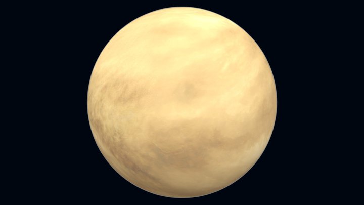 Venus Planet - Solar system 3D Model