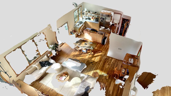 Living room scan 1 3D Model