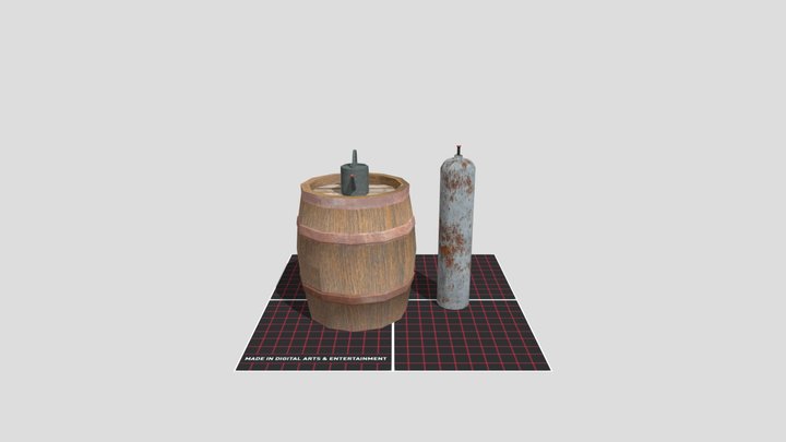 DAE 5 Finished props - Forest Loner 3D Model