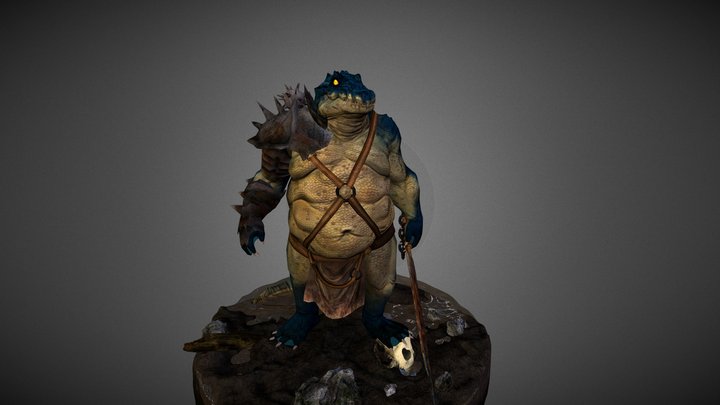 Croc Brute 3D Model