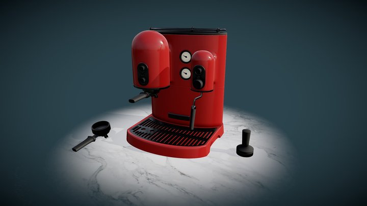 Coffee Machine -  Artisan Espresso Machine 3D Model