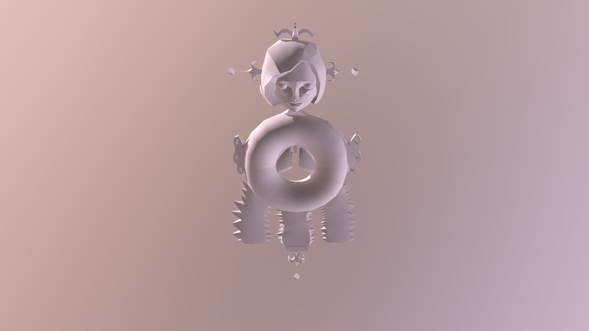 Puffer Fish Meet Coat Rack Girl