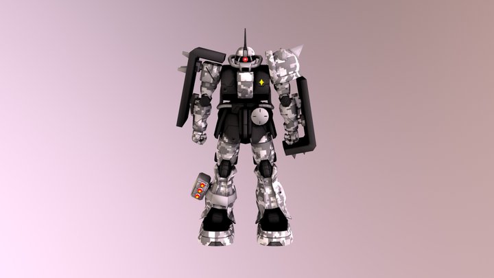 Gundam ZAKO 3D Model