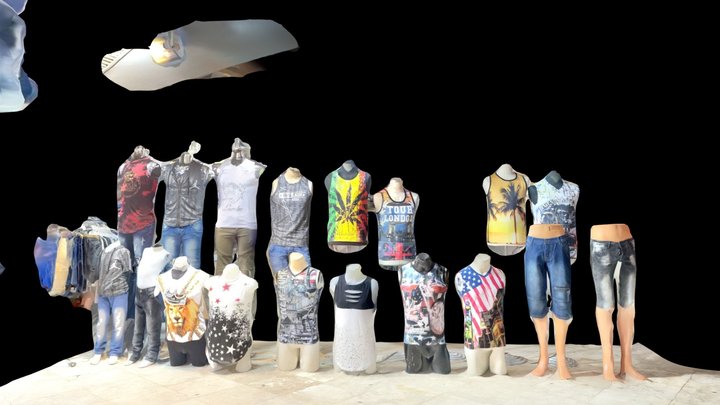 CBS - 5th floor mannequins 3D Model