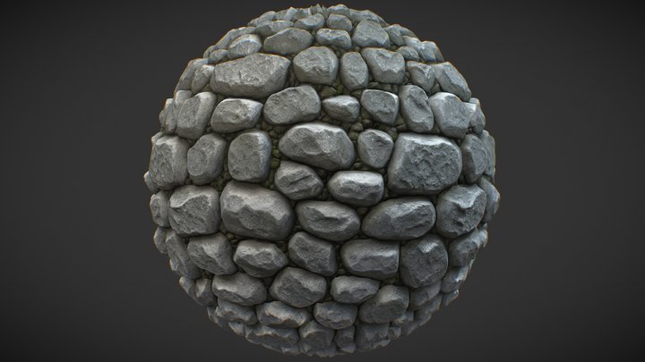 Seamless Rustic Stone Wall & Floor Texture 059