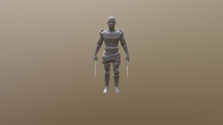Barbarian 3D Model