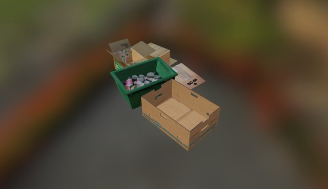 Trashbox 3D Model