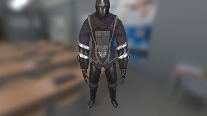  Light bot 3D Model